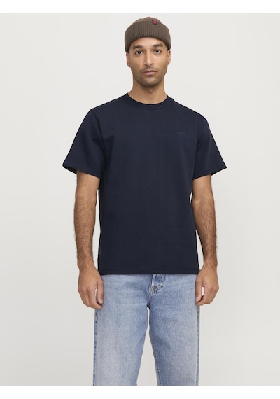Jack & Jones Erkek Rdd Nakışlı Tişört - Daze - 12264110 Salute