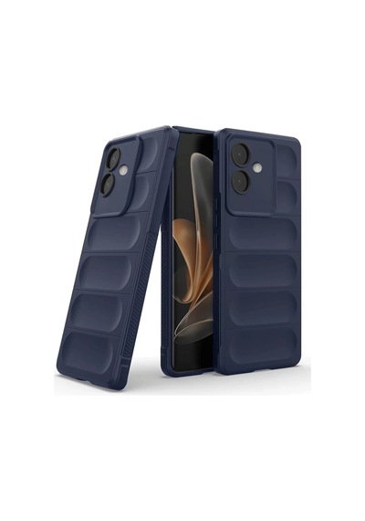 Oppo A3 Uyumlu Kılıf Optimum Silikon - Lacivert