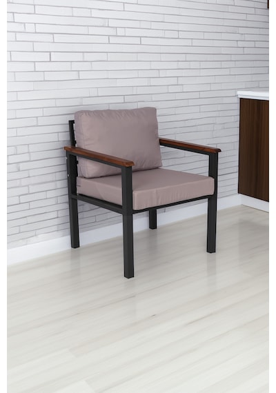 Neokas Bahce Mobilyası, Modern Balkon Mobilyası, Kafe Oturma Takımı, Teras Koltugu, 1 Tekli Koltuk Gri Neokas Bahce Mobilyası, Modern Balkon Mobilyası, Kafe Oturma Takımı, Teras Koltugu, 1 Tekli Koltuk Gri