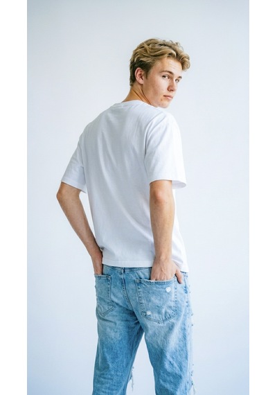 Hoxie Unisex Ay Yıldız Baskılı Beyaz T-shirt - Türk Bayrağı Tasarımlı Pamuklu Oversize Tişört Hoxie Unisex Ay Yıldız Baskılı Beyaz T-shirt - Türk Bayrağı Tasarımlı Pamuklu Oversize Tişört