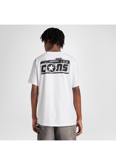 Converse Erkek Beyaz T-shirt 10028376 Beyaz