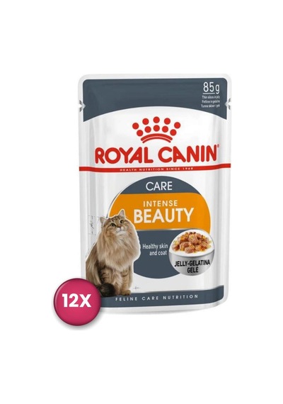 Royal Canin Intense Beauty In Jelly Yetişkin Kedi Konservesi 85 Gr X 12 Adet