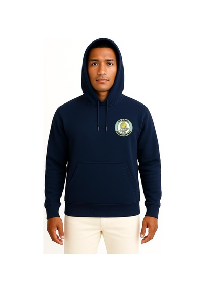 Bahriyeli Collection Kapüşonlu Tcg Gökova F496 Cep Tasarımlı Unisex Sweatshirt Lacivert