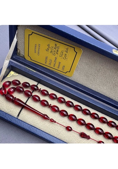 Cete Ufuk Sağlam Eski Alman Katalin Sülün İmame 9x14mm Beyzi Kesim Tespih Çok Renkli