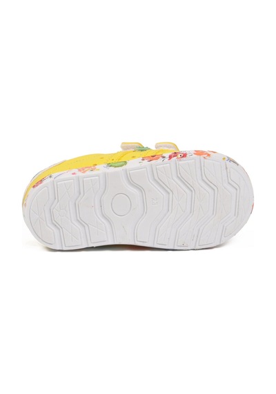 United Colors of Benetton Sarı Cırtlı Hafif Bebek Spor Ayakkabı Bn-30965 B