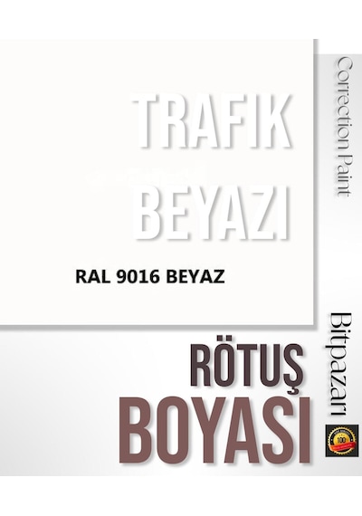 Trafik Beyaz Eşya Rötuş Boyası 25ml - Ral9016