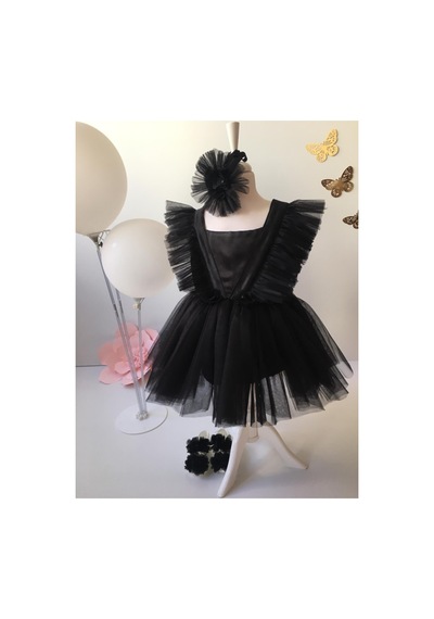 Hayy Baby Kids Wear Siyah Tütü Elbise