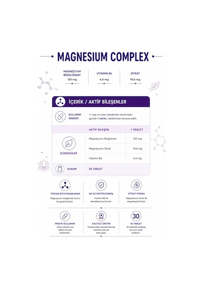 Collagen Forte Platinum Magnezyum With Vitamin B6 30 Tablet