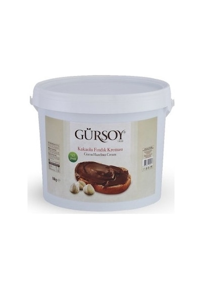 Gürsoy Kakaolu Fındık Kreması Plastik Kova 10 KG