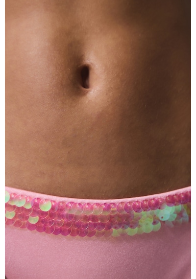Penti Sequin Pullu Pembe Bikini Altı - Gamze Erçel Koleksiyonu