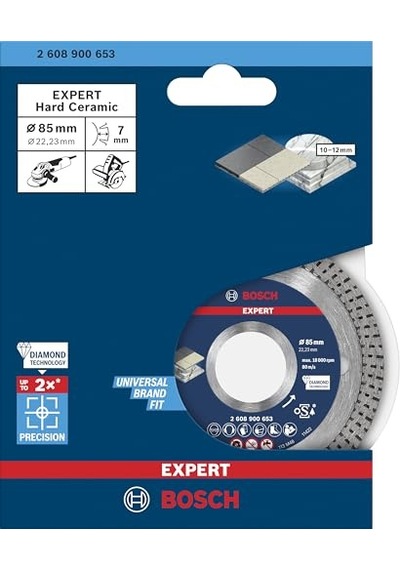 Expert Hardceramic X- Kesme Diskleri Sert Sert Taş Ø 85 Mm Aksesuar Küçük Avuç Taşlama Makinesi