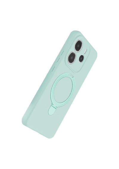 Xiaomi Redmi Note 14 4g Regal Magsafe Standlı Kapak - Su Yeşili 0.2M-Çok Renkli