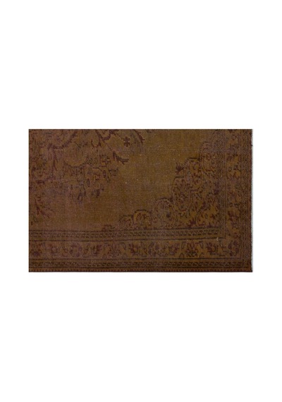 El Dokuması Vintage Yün-pamuk Kahve Halı 27044 175 X 274 Cm Kahverengi