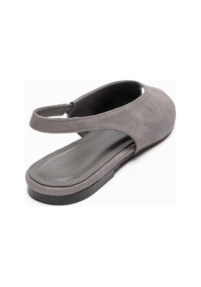 Luvishoes Serına Gri Süet Kadın Sandalet
