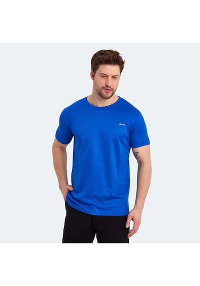 Slazenger ODALIS I Erkek  Saks Mavi Tişört