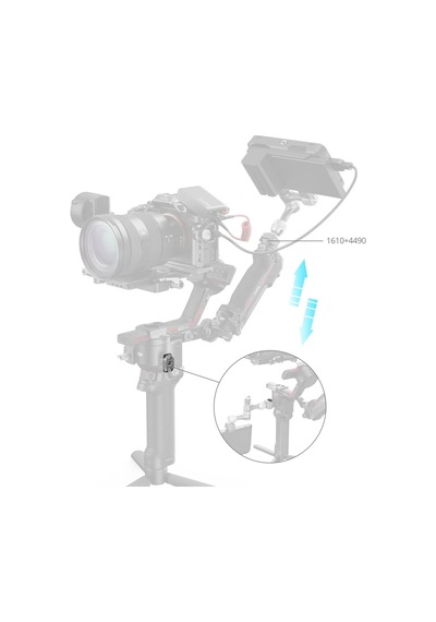 Smallrig 4640 Djı Sabitleyiciler İçin Hawklock H21 Hızlı Çıkarma Mini Nato Rayı