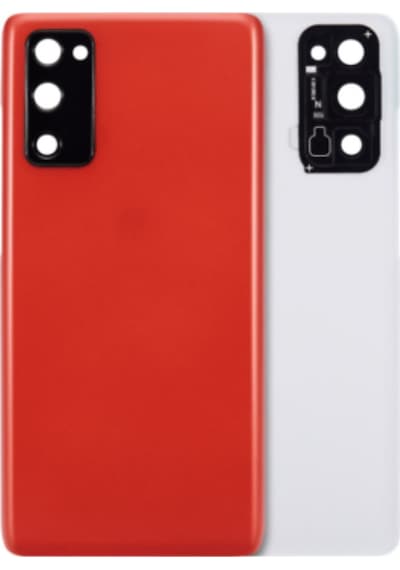Samsung S20fe Kırmızı Uyumlu Arka Kapak Batarya Kapağı Pil Kapağı Kırmızı