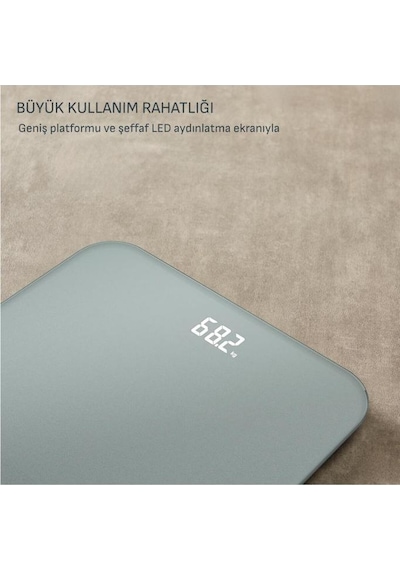 Classic 180 Kg Kapasiteli Tartı - Gri