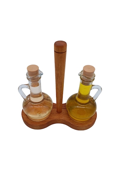 Saplı 2'li Yağdanlık Set
