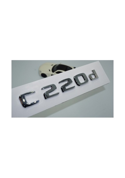C 220d Bagaj Krom Abs 3m 3d Yazı Logo Benz Ile Uyumlu