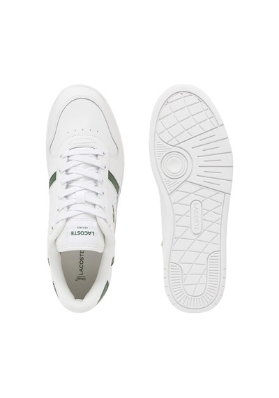 Lacoste T-clip 224 2 Sma Leather Mens Sneaker Hakiki Deri Günlük Spor Ayakkabı Beyaz Yeşil Beyaz - Yeşil Lacoste T-clip 224 2 Sma Leather Mens Sneaker Hakiki Deri Günlük Spor Ayakkabı Beyaz Yeşil Beyaz - Yeşil