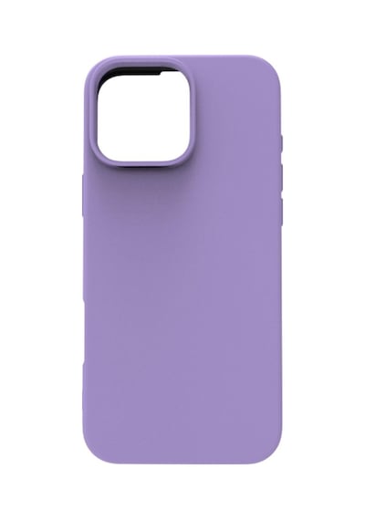 iPhone Uyumlu 16 Pro Max Kılıf Kamera Korumalı Silikon Rubber Arka Kapak Lila