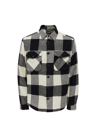 Only & Sons Erkek Onsmılo Kareli Çift Cepli %100 Pamuk Gömlek 22019854 Siyah Only & Sons Erkek Onsmılo Kareli Çift Cepli %100 Pamuk Gömlek 22019854 Siyah