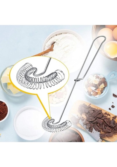 Paslanmaz Çelik Çırpıcı Spiral Çırpıcı Sos Yumurta Çırpıcısı Paslanmaz Omlet Çırpma Teli Yaylı Çelik Diğer