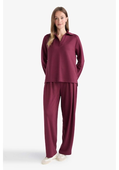 Defacto Regular Fit Kayık Yaka Uzun Kollu Tunik F9615ax25aubr98 Bordo Defacto Regular Fit Kayık Yaka Uzun Kollu Tunik F9615ax25aubr98 Bordo