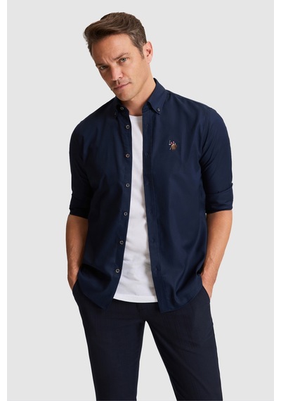 U.s. Polo Assn. Erkek Lacivert Gömlek Basic 50320242-vr033