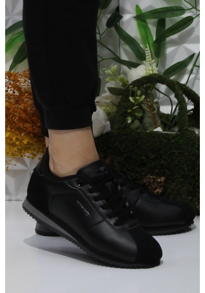 Fort Cheta Cortona Siyah Rahat Kadın Erkek Sneakers Spor Ayakkabı 001