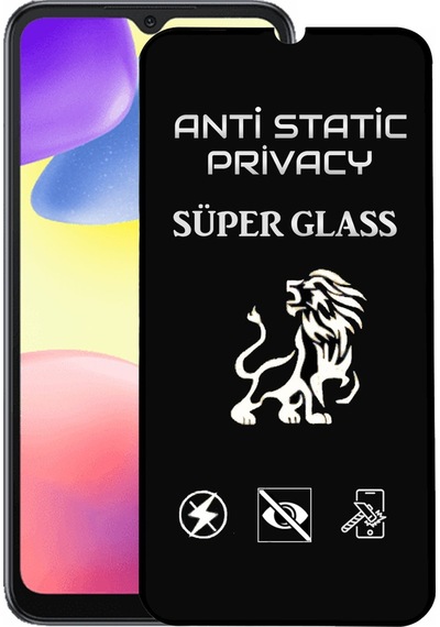 Xiaomi Redmi 10a Tam Kaplayan Anti Statik Hayalet Süper Cam Ekran Koruyucu