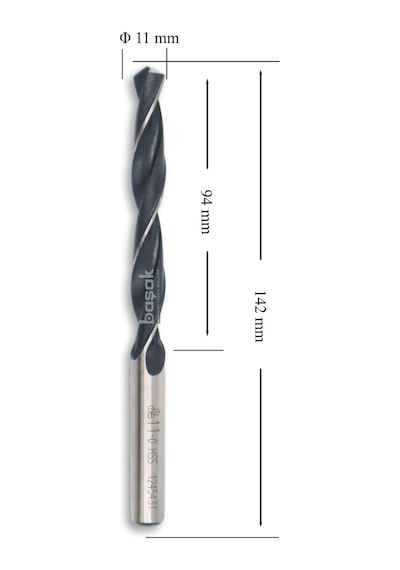 MTE 11 mm Haddeli Metal Matkap Ucu HSS DIN 338