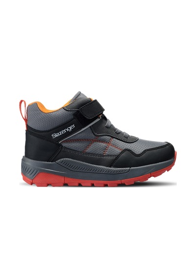 Slazenger KETI I Çocuk Cırt Cırtlı Koyu Gri Bot