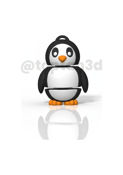 10 Adet Penguen Anahtarlık Hareketli, Hediyelik, 3d Oyuncaklı Anahtarlık