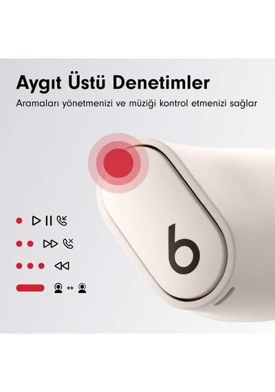 Studio Buds + Gürültü Önleme Özellikli Gerçek Kablosuz Kulaklık, Apple Ve Android İle Gelişmiş Uyumluluk, Yerleşik Mikrofon, Tere Dayanıklı Bluetooth Kulaklık - Şeﬀaf