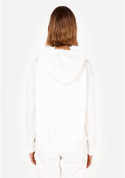 Colin's Colins Normal Kesim Kapüşonlu Cepli Beyaz Kadın Sweatshirt Cl1070188 Cl1070188 Q1.v2 Wht Beyaz
