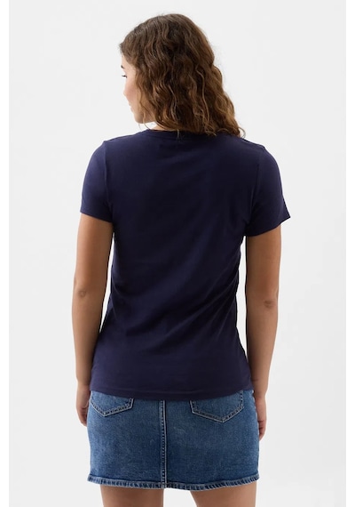 Gap V-ss Logo Classic Kadın Tişört Lacivert