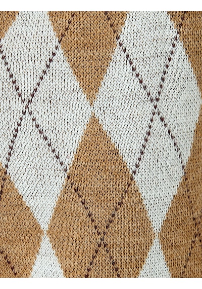 Koton Yün Karışımlı Düğmeli Baklava Desenli Polo Yaka Triko Kazak Bej Desenli 5wak90735ht Ekru Desenli Ekru Koton Yün Karışımlı Düğmeli Baklava Desenli Polo Yaka Triko Kazak Bej Desenli 5wak90735ht Ekru Desenli Ekru