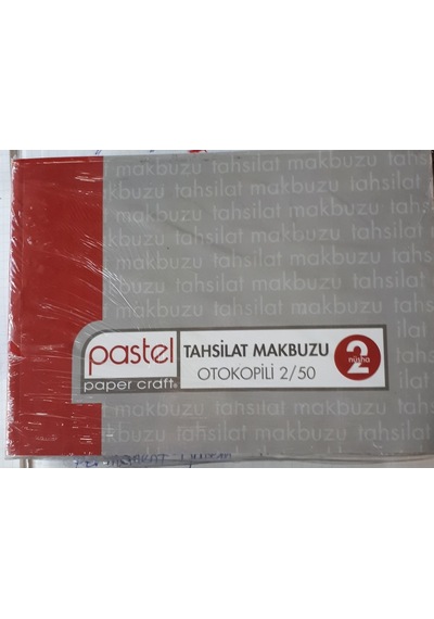 Tahsilat Makbuzu A 5 Ebat 50 Çift Nüsha Otocopili 12 Adetli Paket