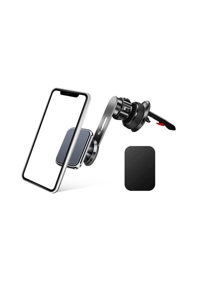 Apera Nr93 Araç İçi Havalandırma Telefon Tutucu Metal Kasa Mıknatıslı Kancalı Mekanizma