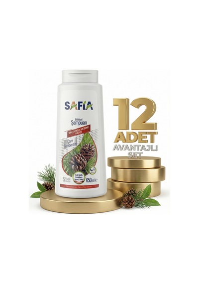 Safia Saç Dökülmesine Karşı Şampuan 12x650 Ml