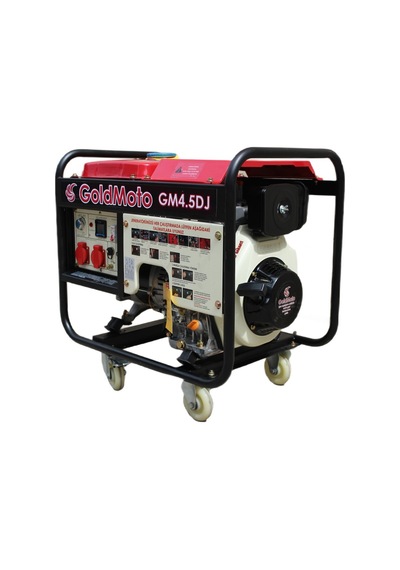 Goldmoto Gm4.5dj 4.5kva Monofaze Marşlı Dizel Jeneratör