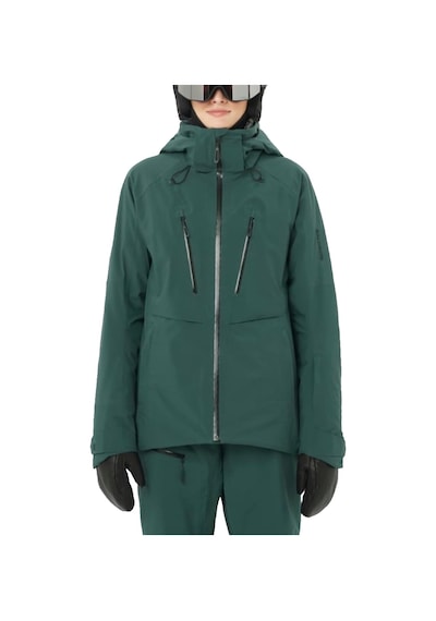 Salomon Salomon Brilliant Kadın Yeşil Kayak Ceketi 22889 Yeşil