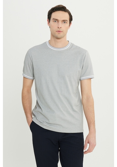 AC&Co / Altınyıldız Classics Erkek Acık Grı Pamuklu Slim Fit Dar Kesim Bisiklet Yaka Tişört Acık Grı Açık Gri AC&Co / Altınyıldız Classics Erkek Acık Grı Pamuklu Slim Fit Dar Kesim Bisiklet Yaka Tişört Acık Grı Açık Gri