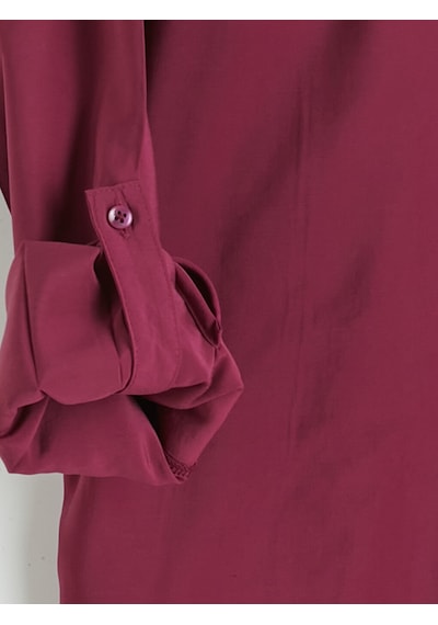 Lcw Vision Mürdüm Modal Karışımlı Oversize Kadın Gömlek