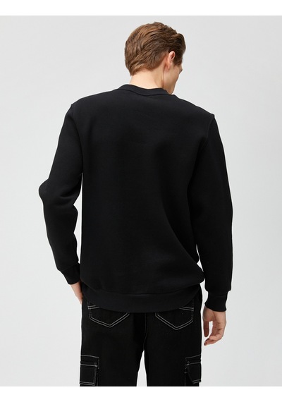 Koton Motosiklet Baskılı Sweatshirt Uzun Kollu Bisiklet Yaka Siyah 3sam70168mk Siyah Koton Motosiklet Baskılı Sweatshirt Uzun Kollu Bisiklet Yaka Siyah 3sam70168mk Siyah