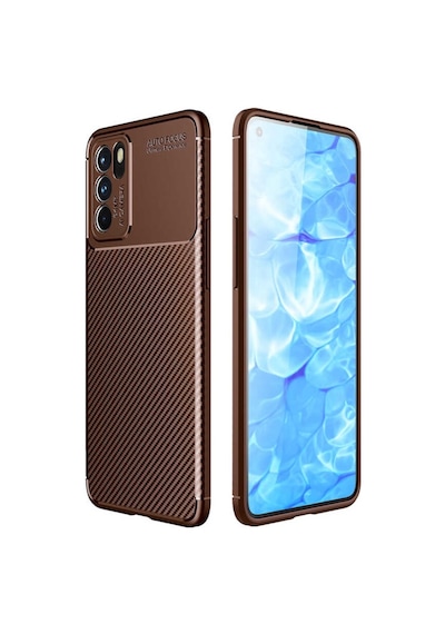 Oppo Reno 6 4G Kilif Karbon Silikon Case 523426362