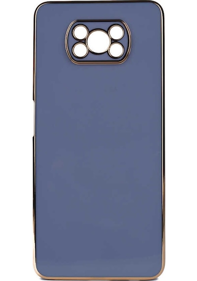Xiaomi Poco X3 Kılıf Zore Bark Kapak Mavi Açık