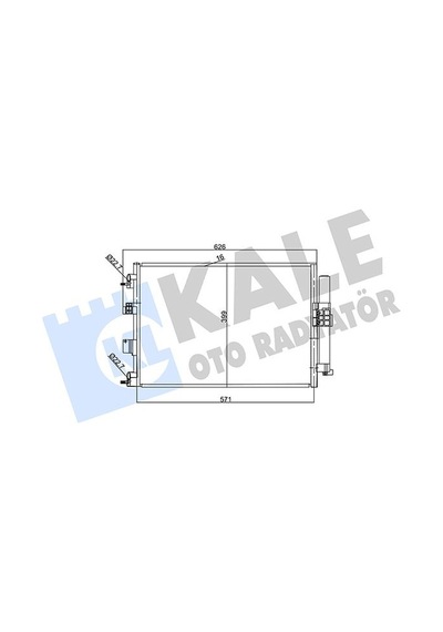 Kale 357380 Klima Radyatörü Ford Connect-kuga-focus-cmax 13 1.0 Ecoboost-1.5 Tdci 1.6tdcı E5 Dv61 19710 Db-dv61 19710 Ab -